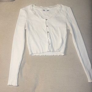 Topshop white cardigan size US 6